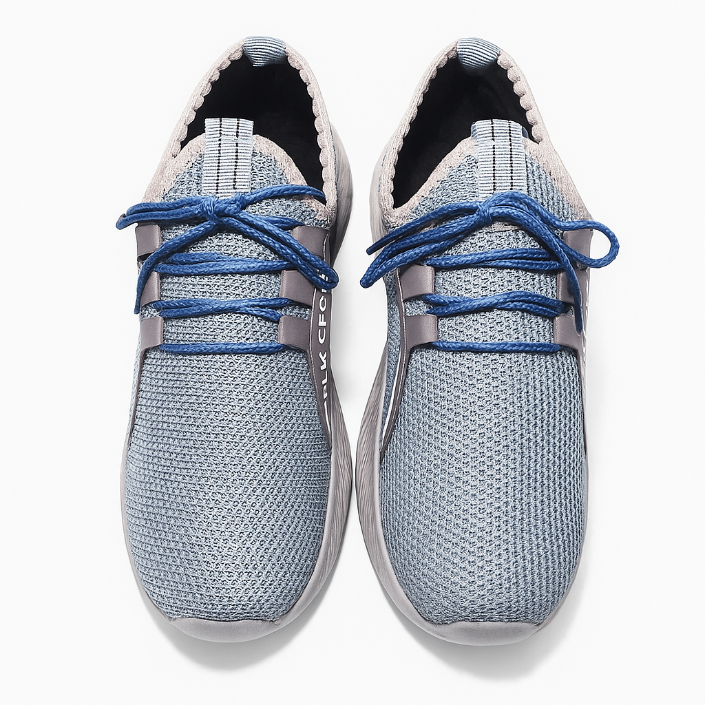 Grey Sports Sneakers for Men – Lightweight Running, Training & Casual Shoes